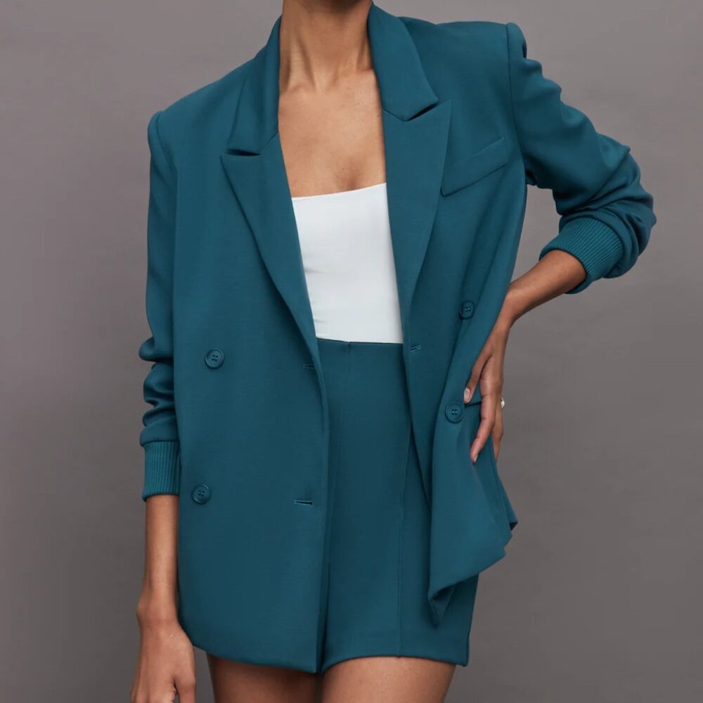 Oversized Blazer with Cuffs